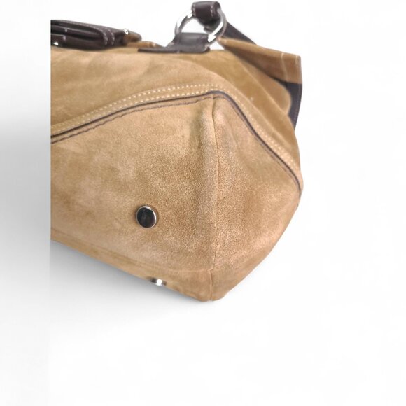 COACH Soho Suede Y2K Satchel in tan/brown - Picture 10 of 10